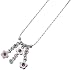 Oliver Weber 8771 Rhodium Plated Metal Swarovski Crystal Ladies Pendant & Chain