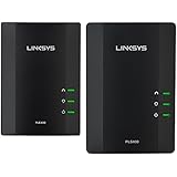 Linksys Powerline AV 1-Port and 4-Port Network Adapter Set (PLSK400)