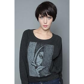Buy Obey The Peeking Crew in Black hood ,Sweatshirts for Women by Obey