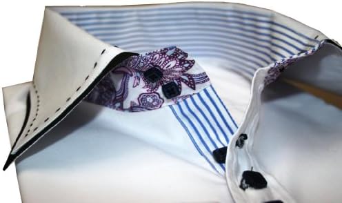 100 % Cotton Mens Shirt Slim Cut, White