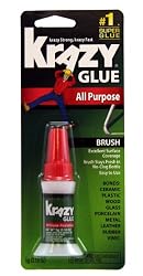 Krazy Glue KG92548R Instant Krazy Glue 0.18-Ounce All Purpose Brush