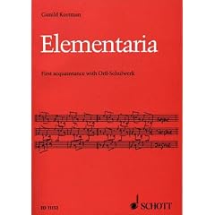Elementaria: First Acquaintance with Orff-Schulwerk