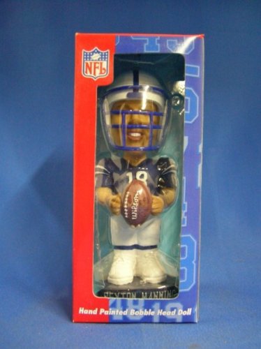 Bobble Dobble Peyton Manning #18 Indianapolis Colts 5 Inch bobble head Handpainted NFL QB Club Collectibles Series
