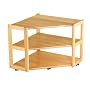 Corner TV Stand - Beechwood