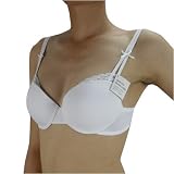 Womens Lindex Sexy Seamless White Underwire Bra - US:34A UK:34B EU & JAP:75B
