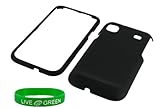 Black Rubberized Hard Case for Samsung Vibrant (Galaxy S) T959 Phone, T-Mob ....