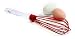 Norpro Silicone Whisk, Red