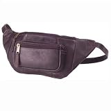 Vachetta Kangaroo Pouch Hip Pack in Café