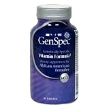 GenSpec Genetically Specific Vitamin Formula, African American Female, 90 Tablets