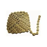 KMC X9SL Superlite Bicycle Chain with Missing Link (9-Speed, 1/2 x 11/28-Inch, 116L, Gold)