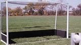 Kwik Goal Official Field Hockey Goals 7' H x 12' W x 3' D with 4' 4 Base