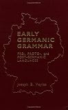 Early Germanic Grammar: Pre-, Proto-, and Post-Germanic Languages