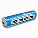 Electronics : TeckNet VH221A Aluminium 4 Port USB 2.0 Hub Hi Speed (Blue)