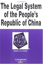 The Legal System of the People's Republic of China in a Nutshell (Nutshell Series)