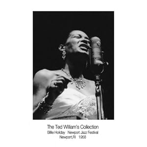 Billie Holiday (Ted Williams Collection, Newport Jazz Festival 1958) Black Wood-Mounted Music Poster - 11