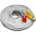 Acelevel Premium 60 Feet Video Power BNC RCA Cable for Q-See CCTV Security Cameras
