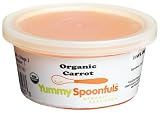 Yummy Spoonfuls Creamy Yummy Pureed Organic Carrot, 4-Ounce Tubs (Pack of 12)
