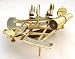 10" Astrolabe Sextant W/ Wooden Box: Nautical Collection