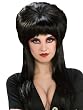 Black Elvira Wig Theatre Costumes Accessory Deluxe Wig Gothic