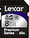 Electronics : Lexar 8GB 60X Premium SD Card