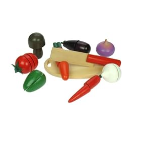 Wooden 'Cutting Vegetables'
