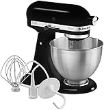 KitchenAid K45SSOB 4.5-Quart Classic Series Stand Mixer, Onyx Black