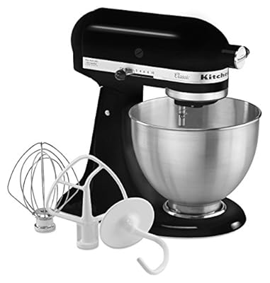 Kitchenaid K45ssobo Classic 250-watt 4-1/2-quart Stand Mixer, Black