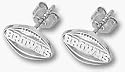 Cleveland Browns Sterling Silver Post Earrings