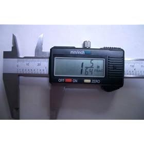 6 Inch Woodworkers Fractional Inch Large Desplay Caliper by 