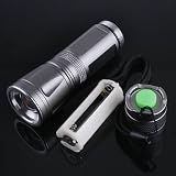 Cree 300 LED Flashlight - Heavy Duty Cree Brand Q5 LED 3 Mode 300 Lumen Focusable Waterproof Super Bright Flashlight with Duracell Pro Series Batteries