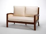 Hurlingham Two Seat Wooden Sofa