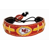 Kansas City Chiefs Team Color NFL Football Bracelet