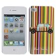 Smart Protectors! Hardcase / Schutzh�lle f�r iPhone 4 / 4S / 4 S MINI RAINBOW