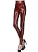 Simplicity Sexy Women High Waist Leather Skinny Leggings Pants Tights