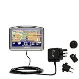 International Wall / AC Charger for the TomTom Go 720 - Gomadic Brand w/ TipExchange Technology