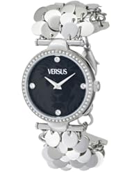 Versus by Versace Womens SGW040013 Paris Lights Analog Display Japanese Quartz Silver Watch