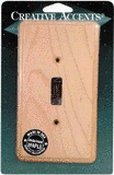 Blank Wall Plates: Jackson-Deerfield Mfg. 202U Contemporary Maple Unfinished Wall Plate