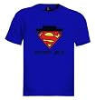 Super Jew T-Shirt - Blue - Size: Large