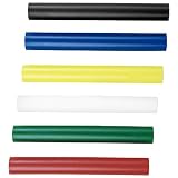Champion Sports Plastic Track Baton - 6 Pack