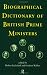 Book Biographical Dictionary of British Prime Ministers