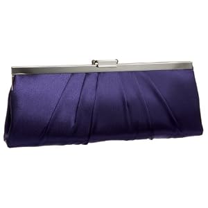 Jessica McClintock 450970 Rectangle Satin Clutch