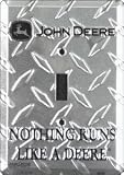 John Deere Diamond Light Switch Plate