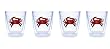 Tervis Tumbler Red Crab 12-Ounce Double Wall Insulated Tumbler, Set of 4