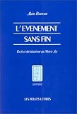 L\'Evénement sans fin : Récit et christianisme au Moyen-Age