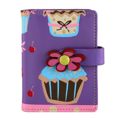 Vendula Kartenetui CUPCAKES APPLIQUE lilac