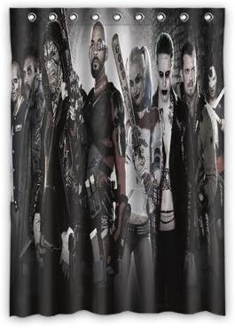 Daniellestore Suicide Squad Window Treatment Thermal Insulated Solid Grommet Blackout Curtains/Drapes for Bedroom (1 Panel,52x72 inches)