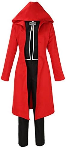 FOCUS-COSTUME Fullmetal Alchemist Edward Elric Red Suit Cosplay Costume