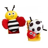 Lamaze High Contrast Wrist Rattles