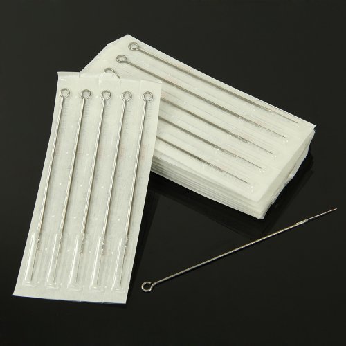 Mintbon 50Pcs 3RL Needle Round Liner Tattoo Needles Sterilized