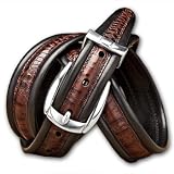 Brighton Channel Hornback Big Men's Belt - Sizes: 36-56